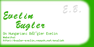 evelin bugler business card